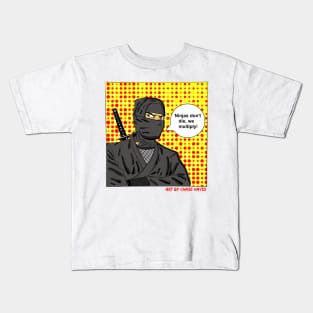 Ninja Pop Art Kids T-Shirt